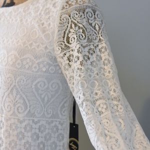 Liberty love white laced dress